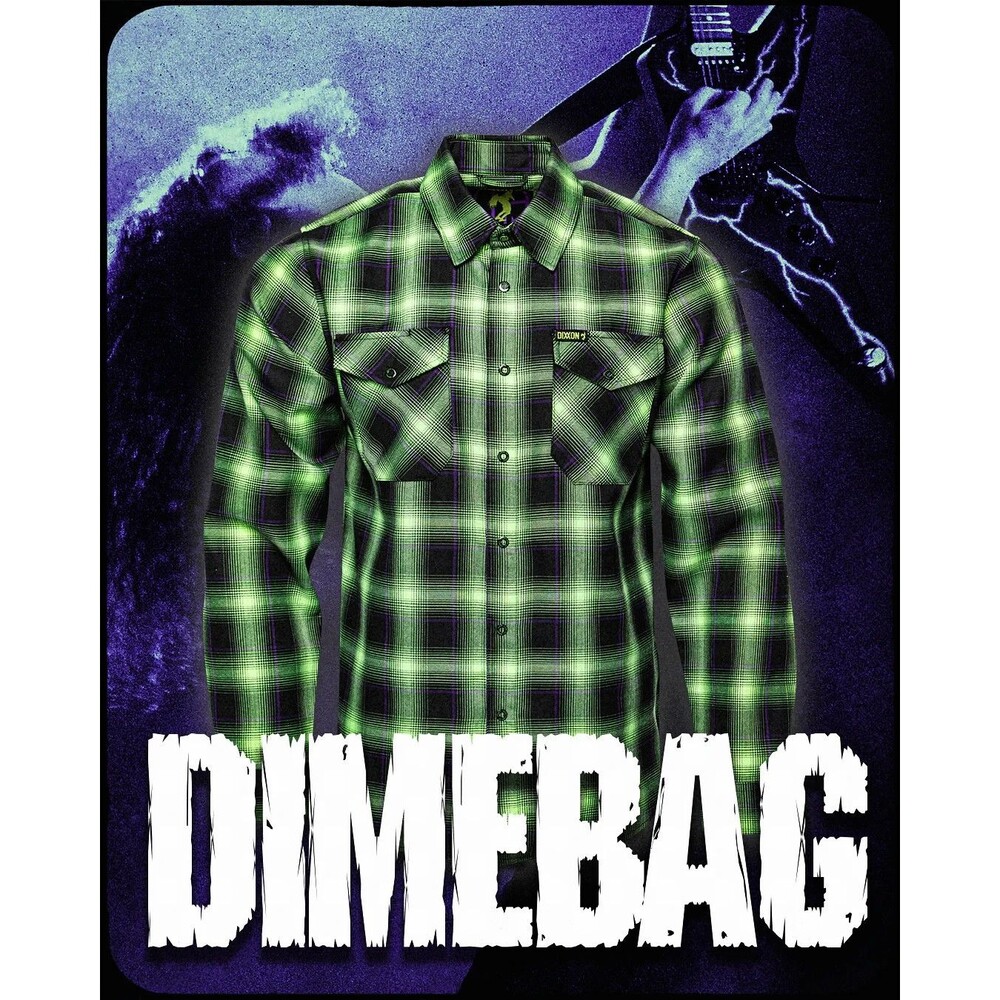 DIXXON Flannel x Dimebag Darrell Pantera Cowboys From Hell Sz L New In Hand!